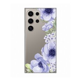 Silikonska futrola PRINT Skin - Samsung S928B Galaxy S24 Ultra Blue Roses.