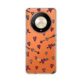 Silikonska futrola PRINT Skin - Huawei Honor Magic 6 lite Heart Pattern.