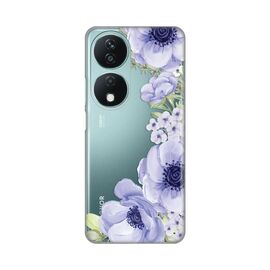 Silikonska futrola PRINT Skin - Huawei Honor X7b Blue Roses.