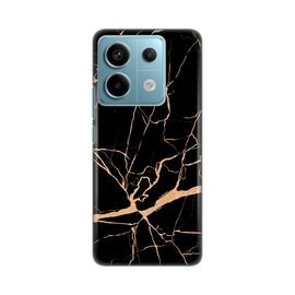 Silikonska futrola PRINT - Xiaomi Redmi Note 13 Pro 5G All black (crni).