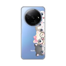 Silikonska futrola PRINT Skin - Xiaomi Redmi A3 Cats.
