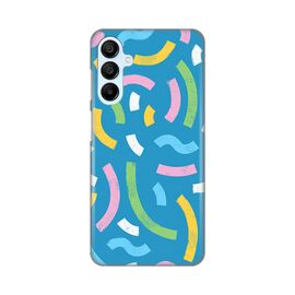 Silikonska futrola PRINT - Samsung A156 Galaxy A15 5G Happy Lines blue.