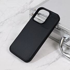 Futrola Defender Carbon - iPhone 16 Pro crna.