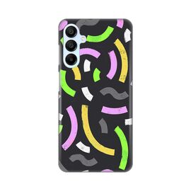 Silikonska futrola PRINT - Samsung A156 Galaxy A15 5G Happy Lines gray.