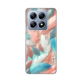 Silikonska futrola PRINT - Xiaomi 14T Pro Pastel Feathers.