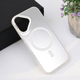 Futrola Magsafe providna - iPhone 16 6.1 srebrna.