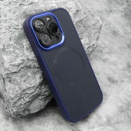 Futrola CARBON MagSafe - iPhone 15 Pro (6.1) plava (small camera) (MS).