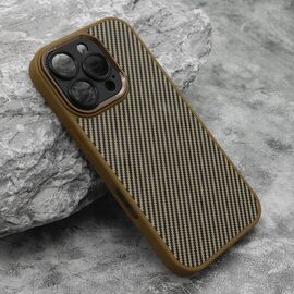 Futrola CARBON MagSafe - iPhone 16 Pro (6.3) zlatna (small camera) (MS).
