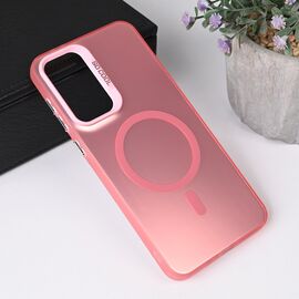 Futrola Magsafe providna - Samsung A566 Galaxy A56 5G roze.
