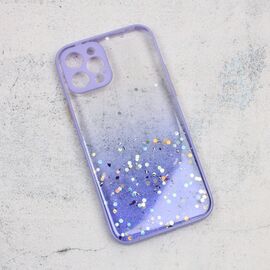 Futrola Frame Glitter - iPhone 12 Pro 6.1 ljubicasta.