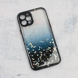 Futrola Frame Glitter - iPhone 12 Pro 6.1 crna.