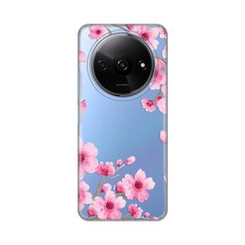 Silikonska futrola PRINT Skin - Xiaomi Redmi A3 Rose Flowers.
