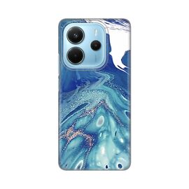 Silikonska futrola PRINT - Xiaomi Redmi Note 14 4G (SRB) Blue Marble.