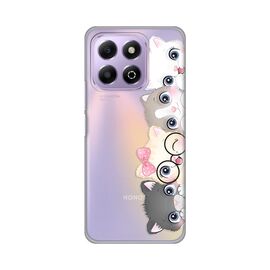 Silikonska futrola PRINT Skin - Huawei Honor X6b Cats.
