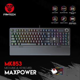 Tastatura Mehanicka Gaming Fantech MK853 RGB Maxpower crna (Red switch).