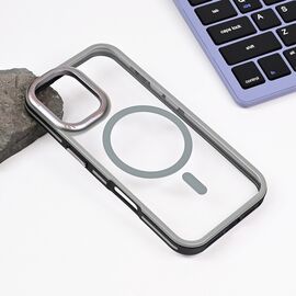 Futrola Magsafe Trendy - iPhone 16 6.1 siva.