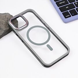 Futrola Magsafe Trendy - iPhone 15 6.1 siva.