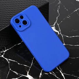 Silikonska futrola Teracell Giulietta - iPhone 13 mat plava.
