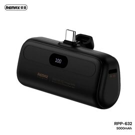 Univerzalna Back Up Baterija prenosiva baterija REMAX Capsule series RPP-632 2A Type C 5000mAh siva.