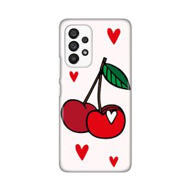 Silikonska futrola PRINT - Samsung A536 Galaxy A53 5G Cherry.