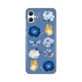 Silikonska futrola PRINT - Samsung A055 Galaxy A05 Dusty Blue.