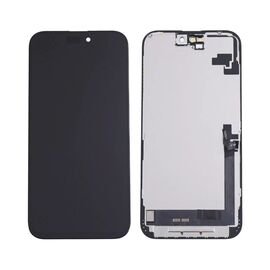 LCD displej (ekran) - iPhone 16 Plus + touchscreen black (crni) APLONG OEM Changed Glass.