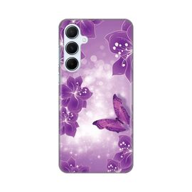 Silikonska futrola PRINT - Samsung A556 Galaxy A55 5G Butterfly And Flowers.