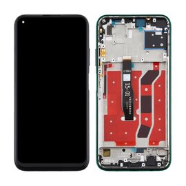 LCD displej (ekran) - Huawei P40 Lite +touch screen crni+frame zeleni.