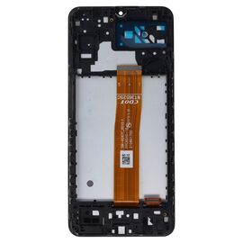 LCD displej (ekran) - Samsung A047 Galaxy A04s + touchscreen + frame black (crni) Service Pack ORG/GH82-29805A.