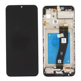 LCD displej (ekran) - Samsung A025/Galaxy A02s + touchscreen + frame black (crni) CHO (161mm).
