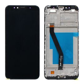 LCD displej (ekran) - Huawei Y6 2018/Honor 7A+touch screen crni+frame.
