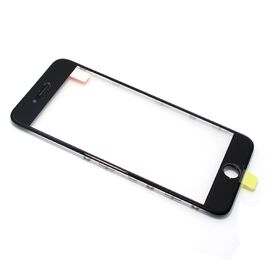 Staklo touchscreen-a - Iphone 8 Plus sa frejmom + oca black (crni) (MS).