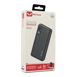 Univerzalna Back Up Baterija prenosiva baterija Oxpower PW20 20000 mAh crna.