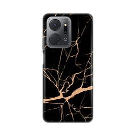 Silikonska futrola PRINT - Huawei Honor X7a All black (crni).