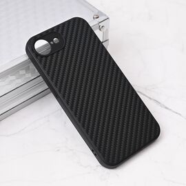 Futrola Carbon fiber - iPhone 16e crna.