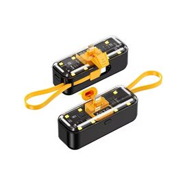 Univerzalna Back Up Baterija prenosiva baterija privezak Oxpower 5000mAh lightning crna.