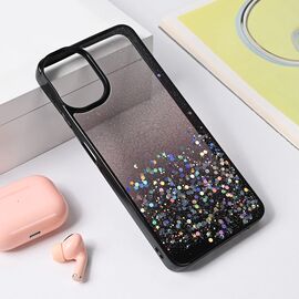 Futrola Frame Glitter - Samsung A065F Galaxy A06 crna.