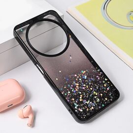 Futrola Frame Glitter - Xiaomi Redmi 14C crna.