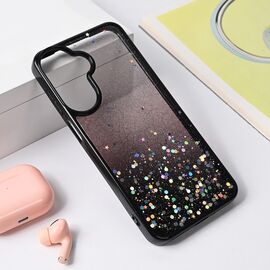 Futrola Frame Glitter - Samsung A266 Galaxy A26 5G crna.