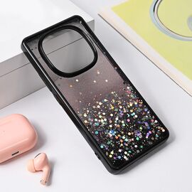Futrola Frame Glitter - Xiaomi Redmi Note 14 Pro Plus 5G crna.