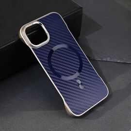 Futrola Magsafe Carbon - iPhone 15 6.1 plava.