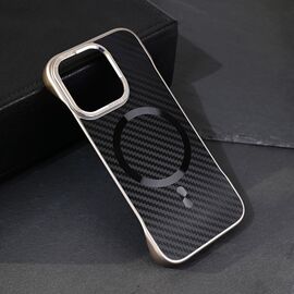 Futrola Magsafe Carbon - iPhone 16 Pro crna.