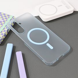 Futrola Magsafe mat PC - Samsung A566 Galaxy A56 5G plava.