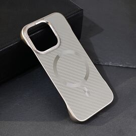 Futrola Magsafe Carbon - iPhone 16 Pro siva.