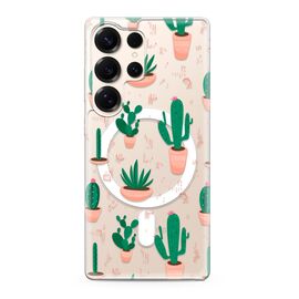 Futrola silikonska print MagSafe - Samsung S938 Galaxy S25 Ultra 5G cactus (MS).