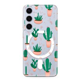 Futrola silikonska print MagSafe - Samsung S921 Galaxy S24 5G cactus (MS).