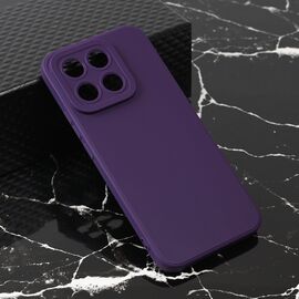 Silikonska futrola Teracell Giulietta - Huawei Honor X8c mat tamno ljubicasta.