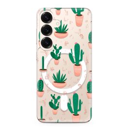 Futrola silikonska print MagSafe - Samsung S931 Galaxy S25 5G cactus (MS).
