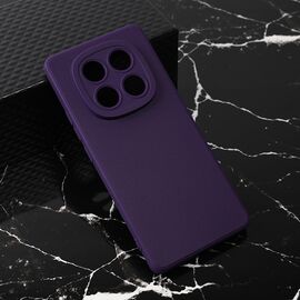 Silikonska futrola Teracell Giulietta - Xiaomi Redmi Note 14 Pro 4G mat tamno ljubicasta.
