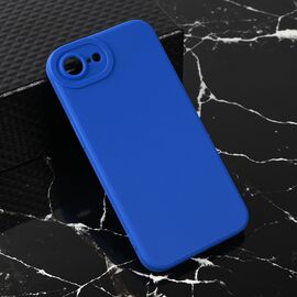 Silikonska futrola Teracell Giulietta - iPhone 16e 6.1 mat plava.